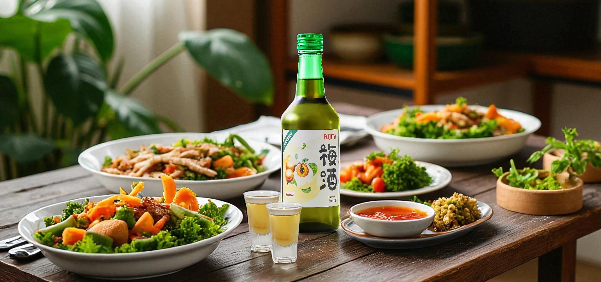 Rượu mơ Fujita với cơm Việt