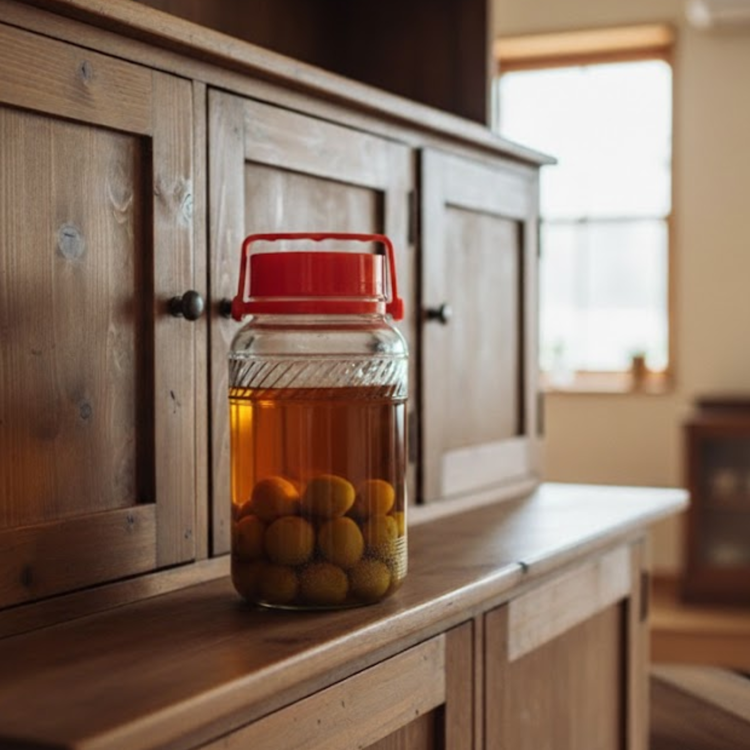 bình rượu mơ ngâm ngon và đẹp mắt