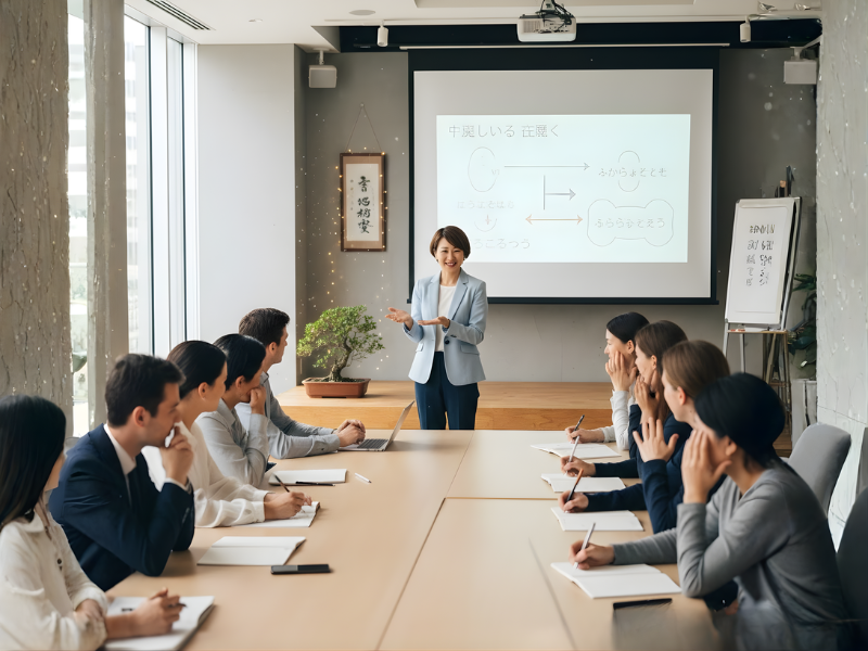 1 cuộc họp dang diễn ra