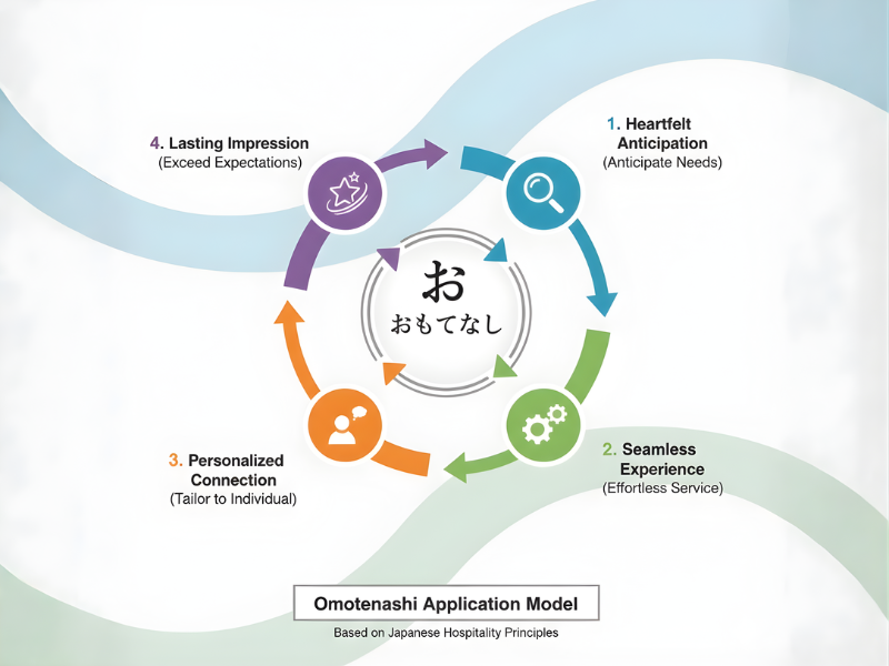 mô hình ứng dụng omotenashi