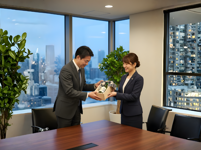 tặng quà theo nghi thức Nhật Bản – biểu hiện sự kính trọng