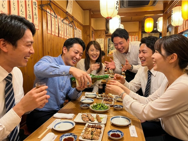 Quy tắc Tejaku không tự rót rượu trong văn hóa nhậu Nhật Bản