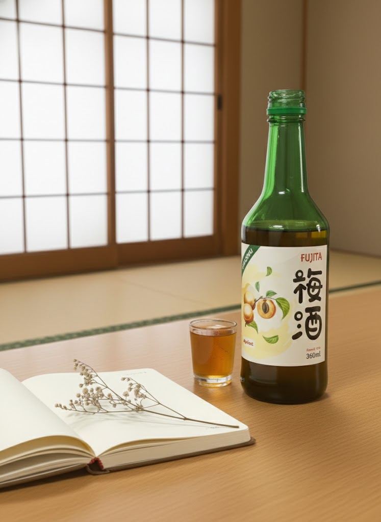 rượu mơ nhật fujita cùng cuốn sách